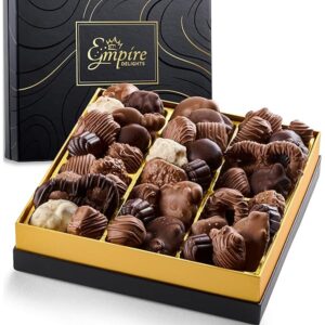 Chocolate Gift Box with Assorted Gourmet Chocolates - Food Gift Basket